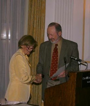 Image of ISCE Silver Medal being awarded